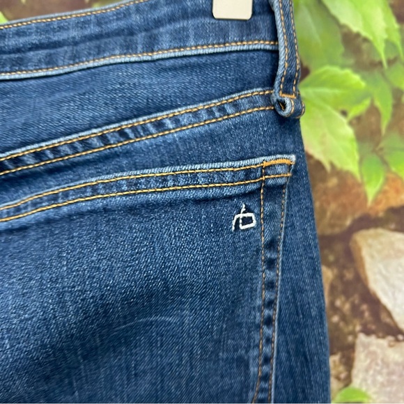 RAG & BONE Dark Wash Indigo Five-Pocket Jeans, 26 - Picture 8 of 15